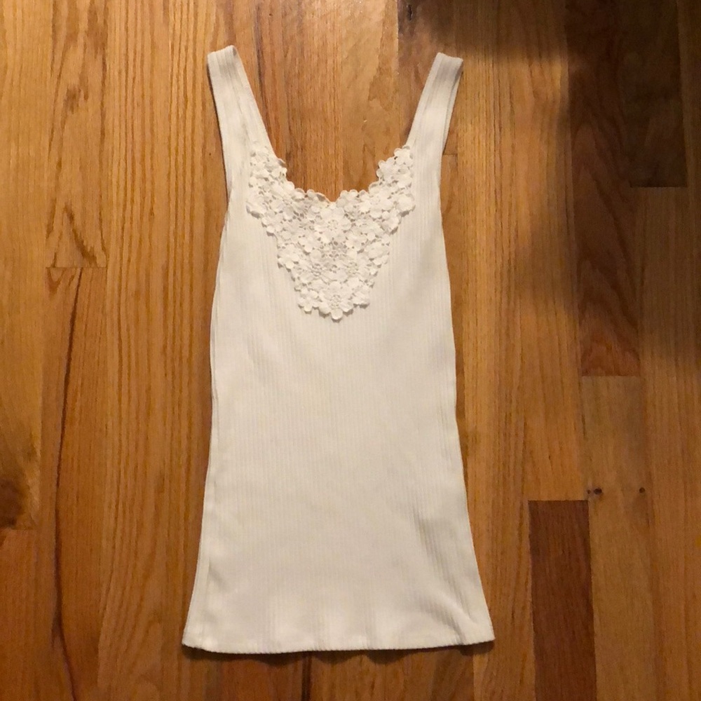 White tank top